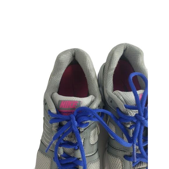 Nike Downshifter 5 Athletic Running Gray White blue Sneakers Women's - Picture 5 of 8